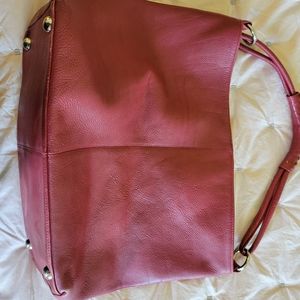 Express Design Studio Red Leather Bag